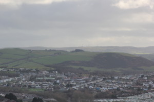Aberystwyth sett fra Constitution Hill.